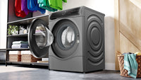 Bosch WNC254ARSN Serie 8 kuivaava pesukone, harmaa