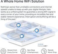 Mercusys Halo H60X WiFi 6 -Mesh-järjestelmä, 3-pack