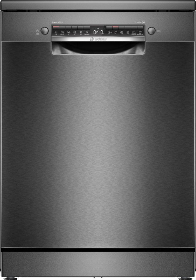 Bosch SMS4EMC06E Serie 4 astianpesukone, musta teräs