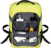 Dicota HI-VIS Base 24L -reppu, keltainen – kuva 5