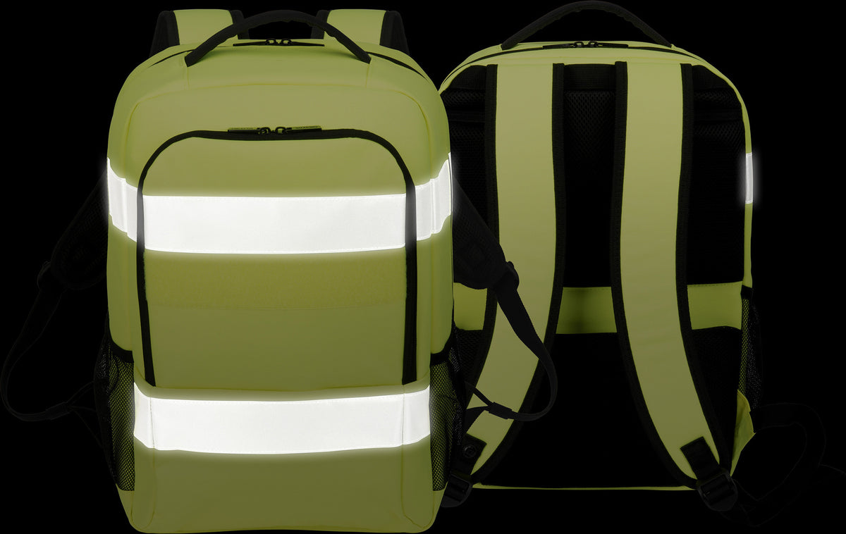 Dicota HI-VIS Base 24L -reppu, keltainen – kuva 8