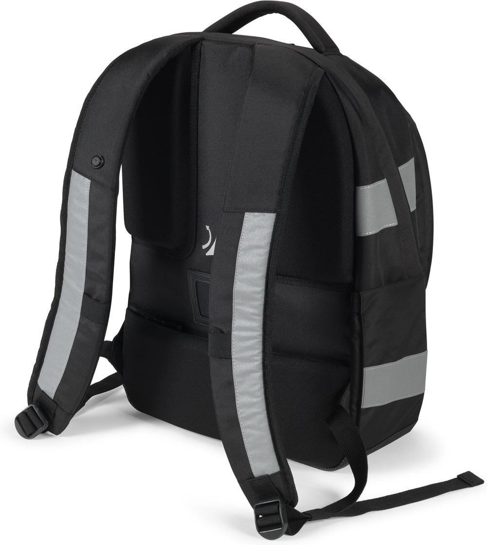 Dicota Reflective 25L -reppu, musta – kuva 2
