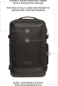 Eastpak TECUM M Cnnct Coat -reppu, musta – kuva 12