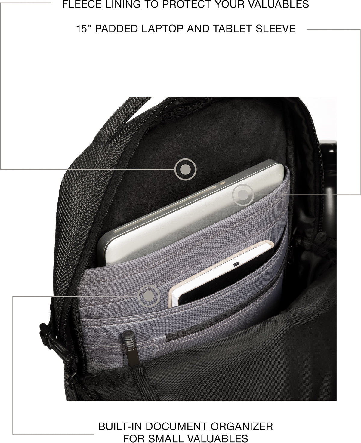 Eastpak TECUM M Cnnct Coat -reppu, musta – kuva 14