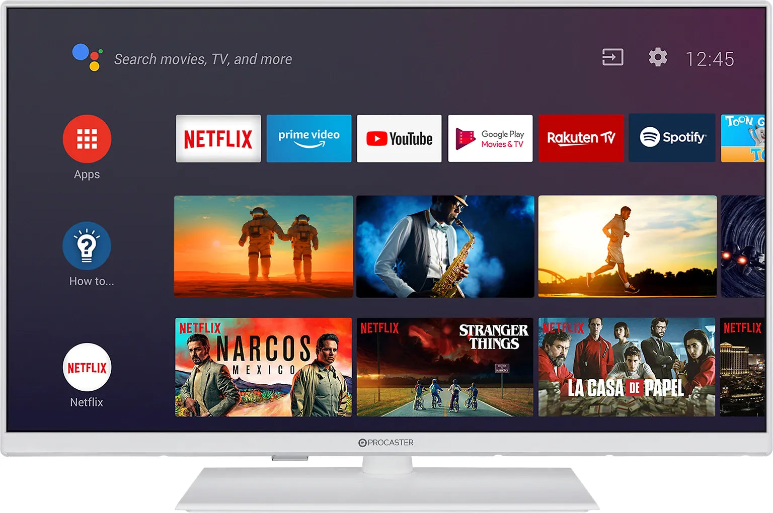 ProCaster LE-32SL502WH 32" HD Ready Android LED TV