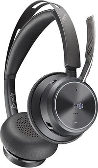 Poly Voyager Focus 2 Bluetooth-kuulokemikrofoni lataustelineellä, Microsoft Teams -sertifioitu – kuva 2