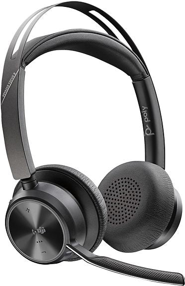 Poly Voyager Focus 2 Bluetooth-kuulokemikrofoni lataustelineellä, Microsoft Teams -sertifioitu – kuva 3
