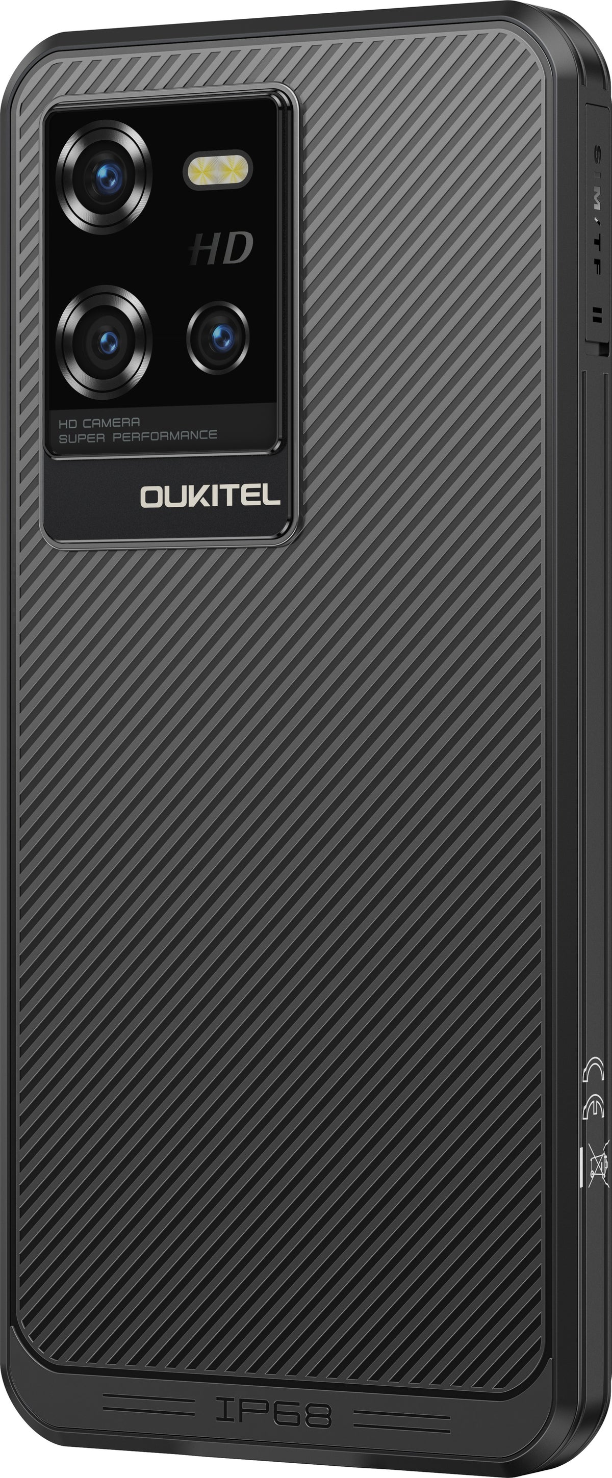 Oukitel WP50 5G -puhelin, 256/4 Gt, musta