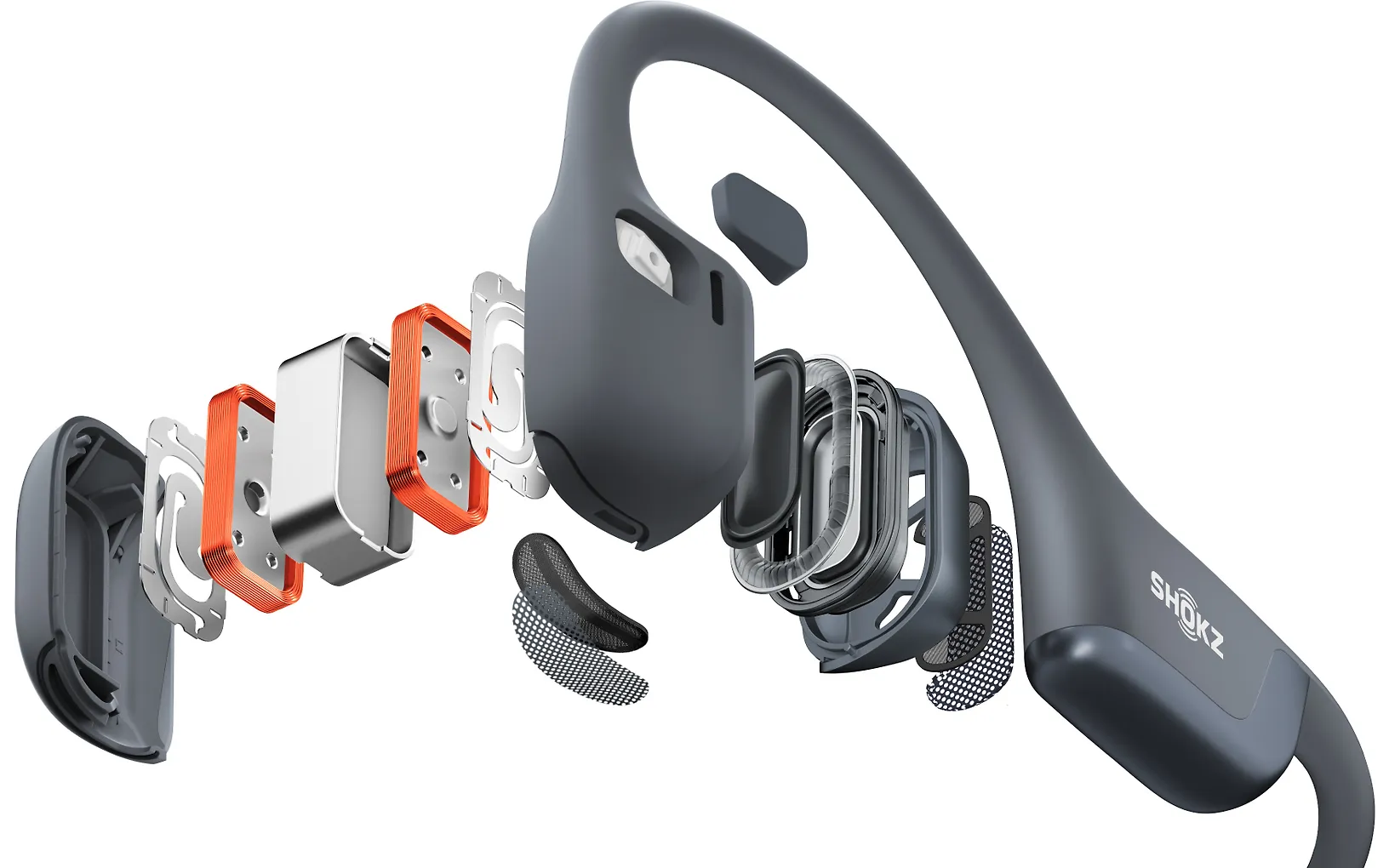 Shokz OpenRun Pro 2 luujohdekuulokkeet, musta