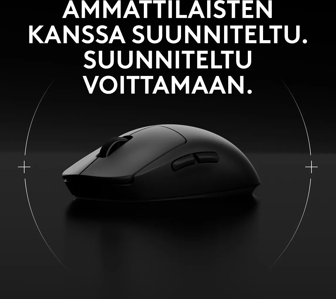 Logitech PRO 2 LIGHTSPEED spelmus, svart