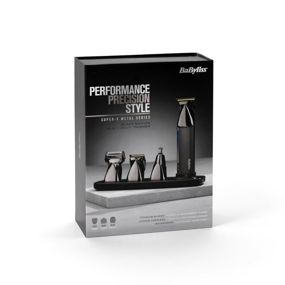 Babyliss MT991E Super X Metal 15-in-1 Cordless monitoimitrimmeri
