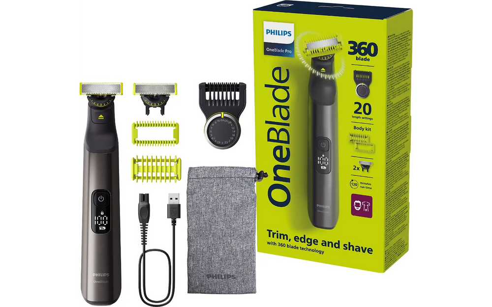 Philips OneBlade Pro 360 Face & Body QP6552/15 skägg- och kroppstrimmer