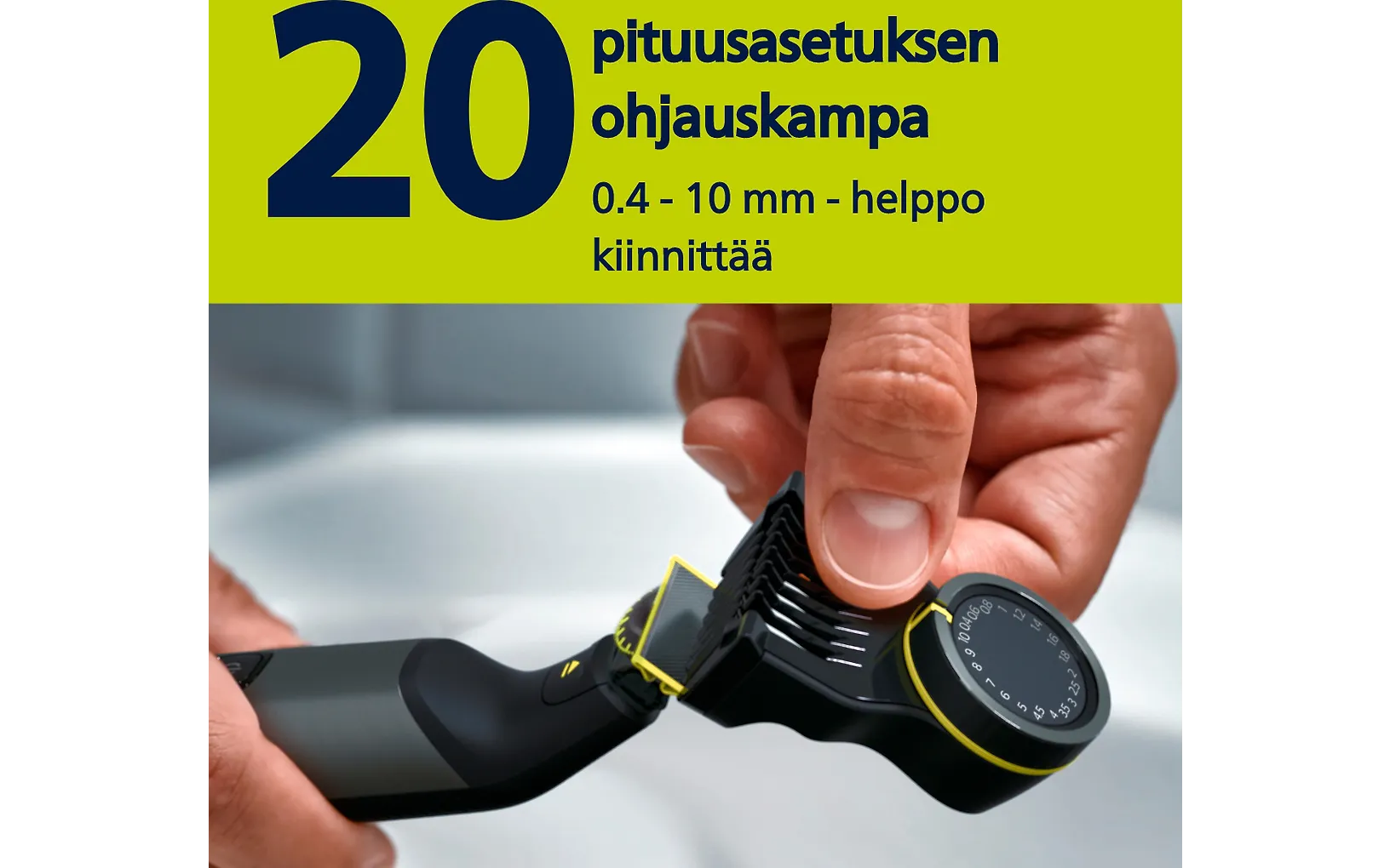 Philips OneBlade Pro 360 Face & Body QP6552/15 skägg- och kroppstrimmer