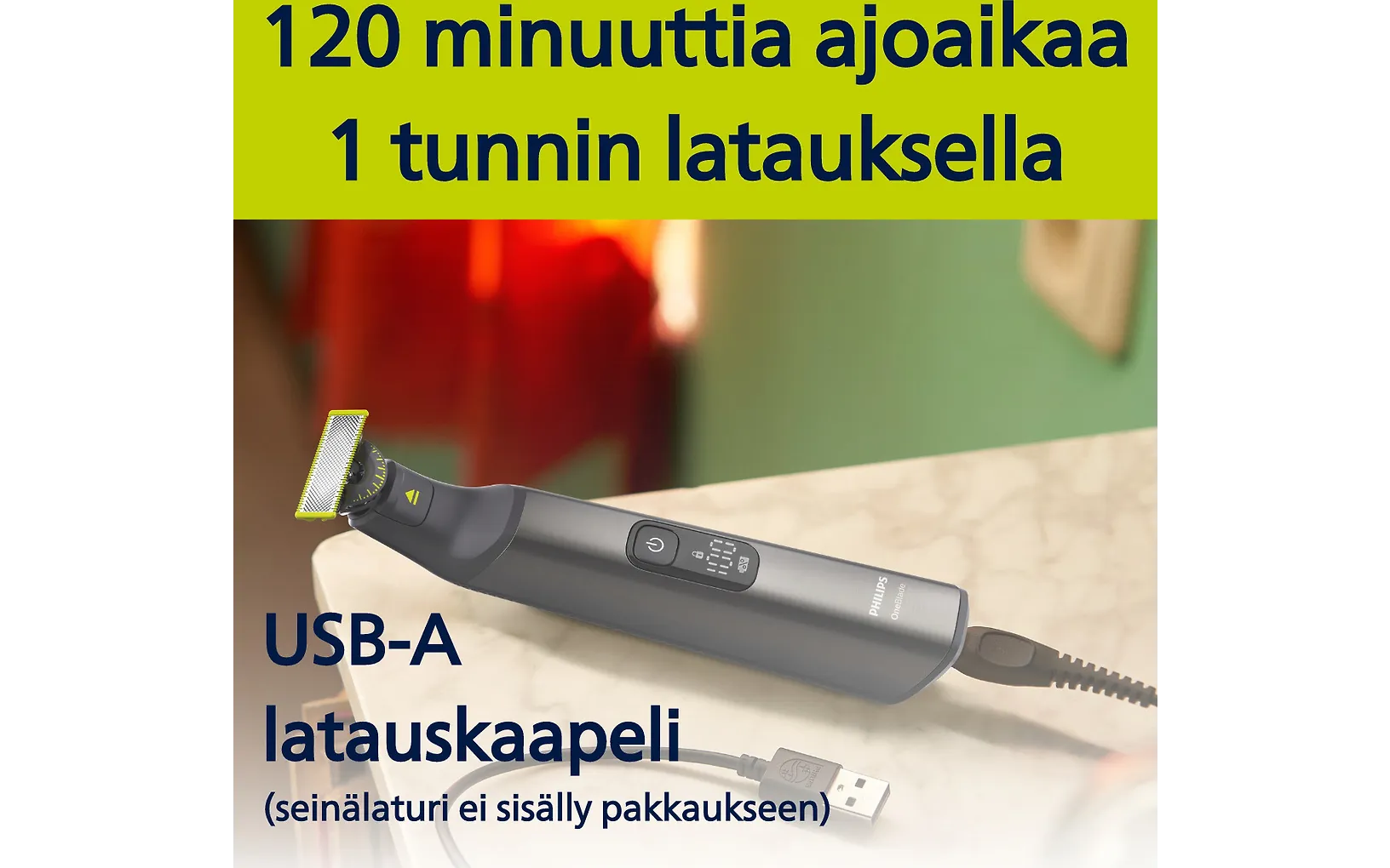 Philips OneBlade Pro 360 Face & Body QP6552/15 skägg- och kroppstrimmer