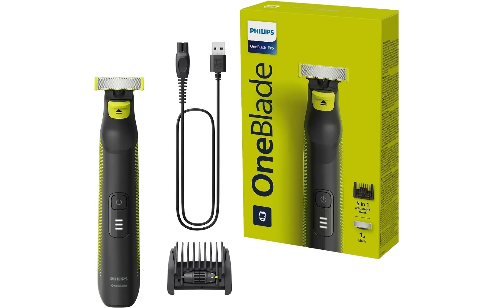 Philips OneBlade Pro QP6506/15 Skäggtrimmer för ansiktet