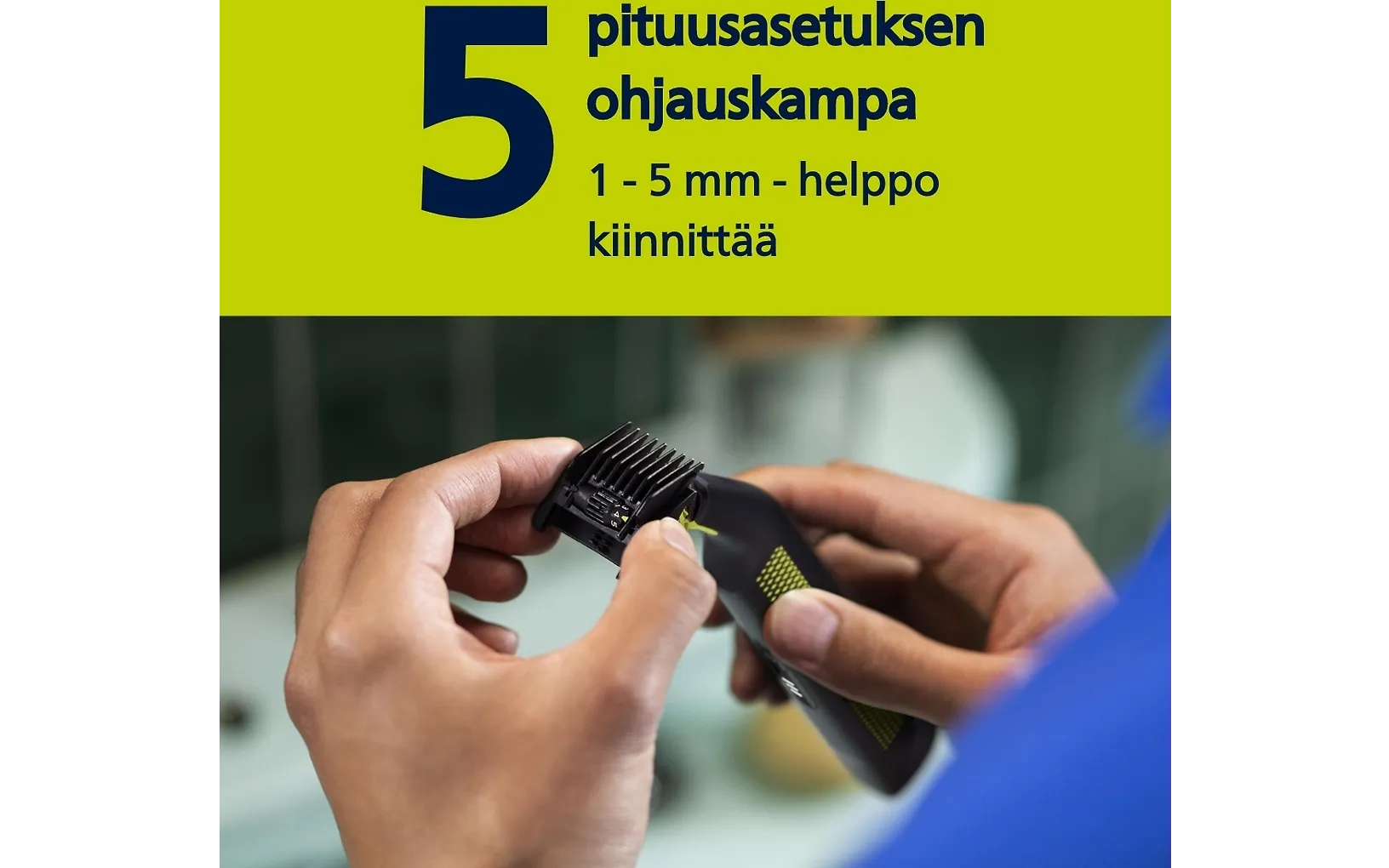 Philips OneBlade Pro QP6506/15 Skäggtrimmer för ansiktet