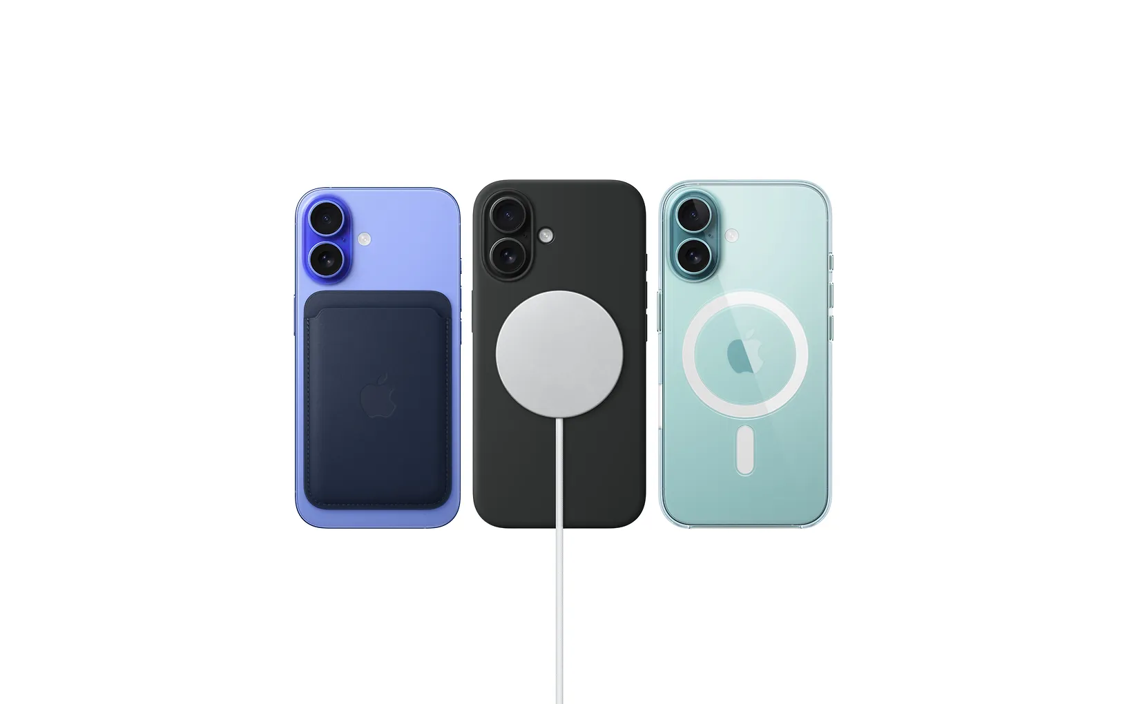 Apple iPhone 16 256 GB telefon, vit (MYEF3)