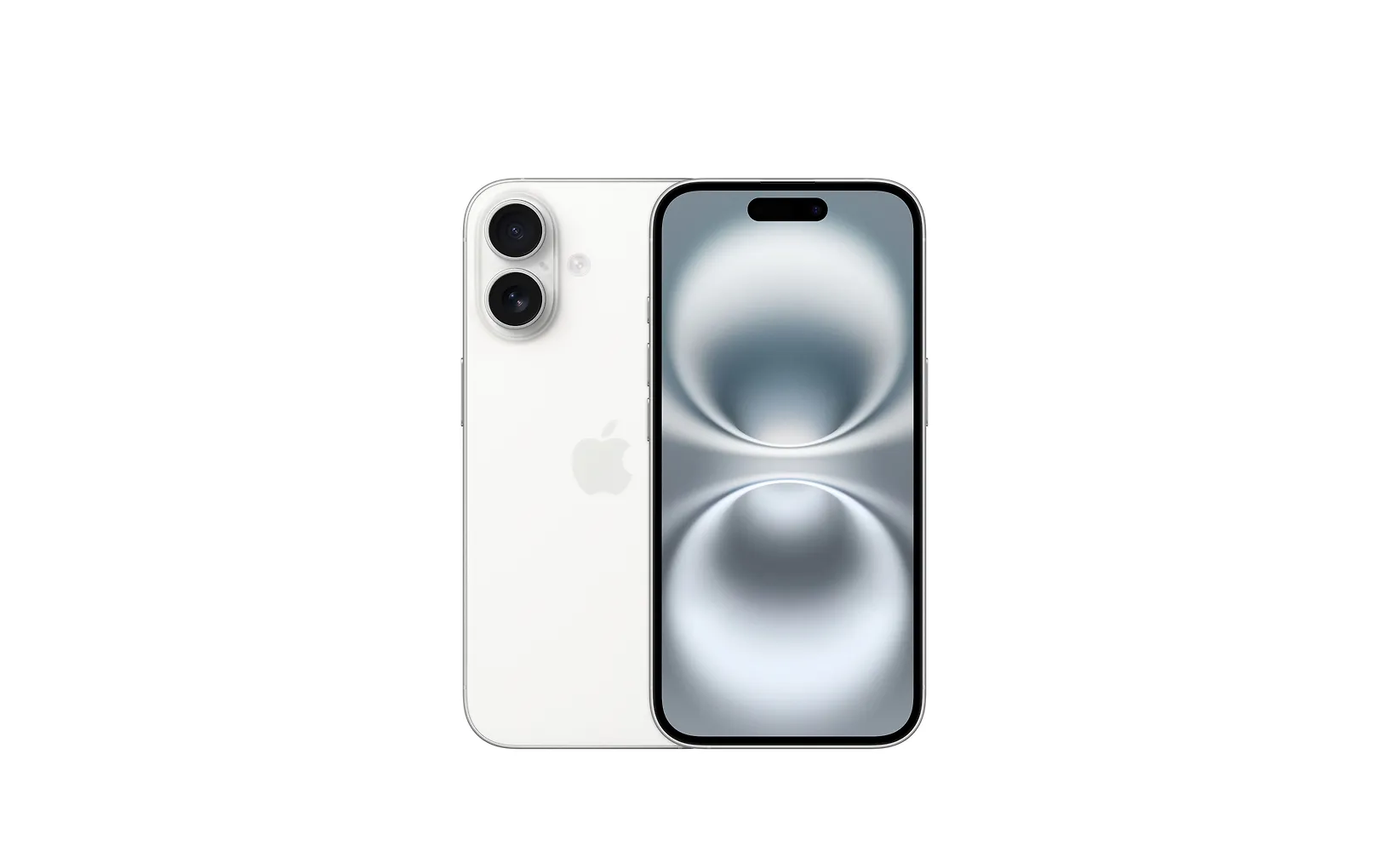 Apple iPhone 16 256 GB telefon, vit (MYEF3)