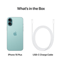 Apple iPhone 16 Plus 128 Gt -puhelin, sinivihreä (MXVY3)