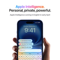 Apple iPhone 16 Plus 128 Gt -puhelin, valkoinen (MXVV3)