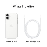 Apple iPhone 16 Plus 256 Gt -puhelin, valkoinen (MXWV3)