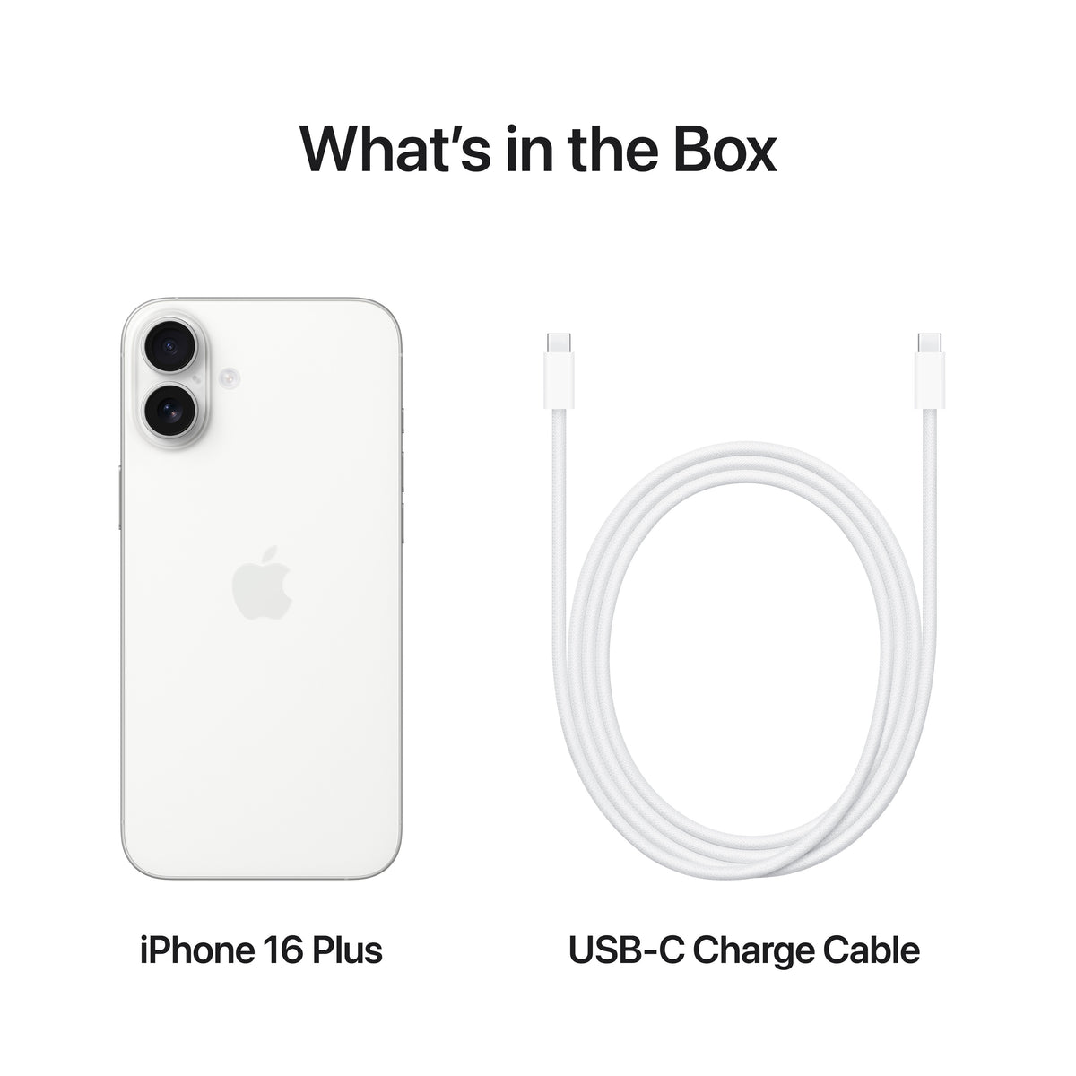 Apple iPhone 16 Plus 256 Gt -puhelin, valkoinen (MXWV3)