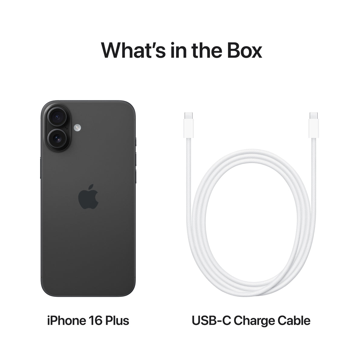 Apple iPhone 16 Plus 256 Gt -puhelin, musta (MXWN3)