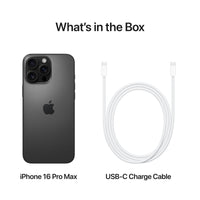 Apple iPhone 16 Pro Max 256 Gt -puhelin, mustatitaani (MYWV3)