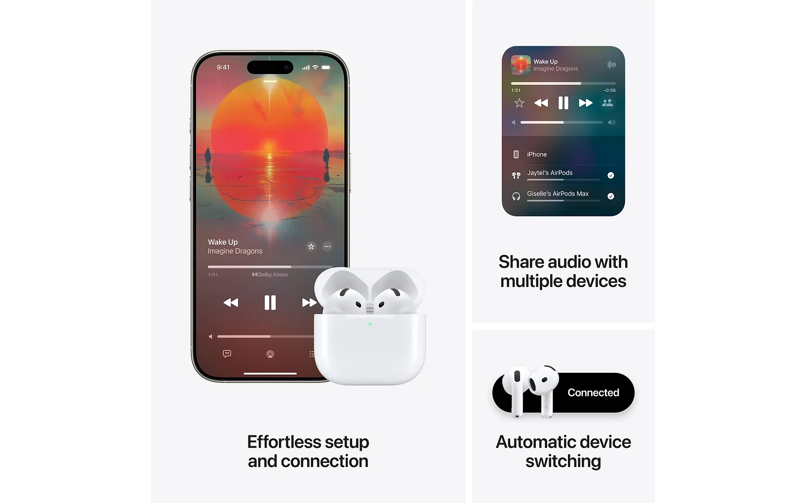 Apple AirPods 4 hörlurar (MXP63)