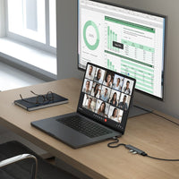 Satechi Slim USB-C-Hubi, 4 porttia, tähtiharmaa – kuva 8