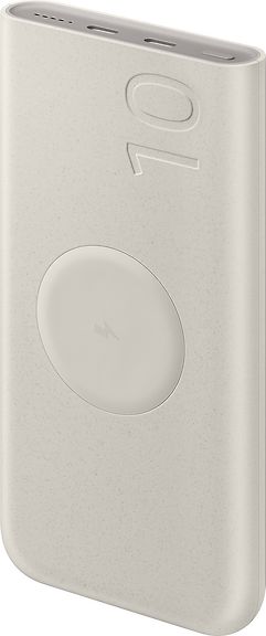 Samsung Wireless Battery Pack 25 W 10 000 mAh -varavirtalähde langattomalla latauksella, beige – kuva 2