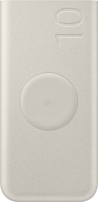Samsung Wireless Battery Pack 25 W 10 000 mAh -varavirtalähde langattomalla latauksella, beige