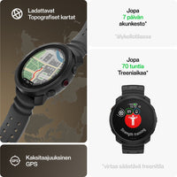 Polar Vantage M3 -urheilukello, musta, S-L