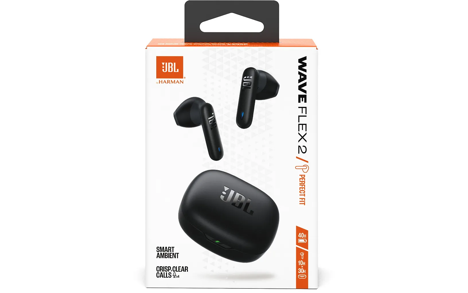 JBL Wave Flex 2 nappikuulokkeet, musta