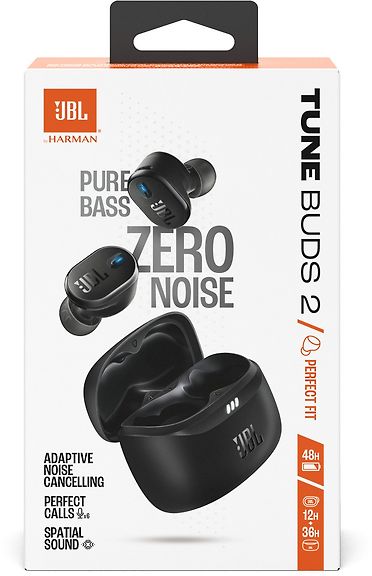 JBL Tune Buds 2 nappikuulokkeet aktiivisella melunvaimennuksella, musta – kuva 9