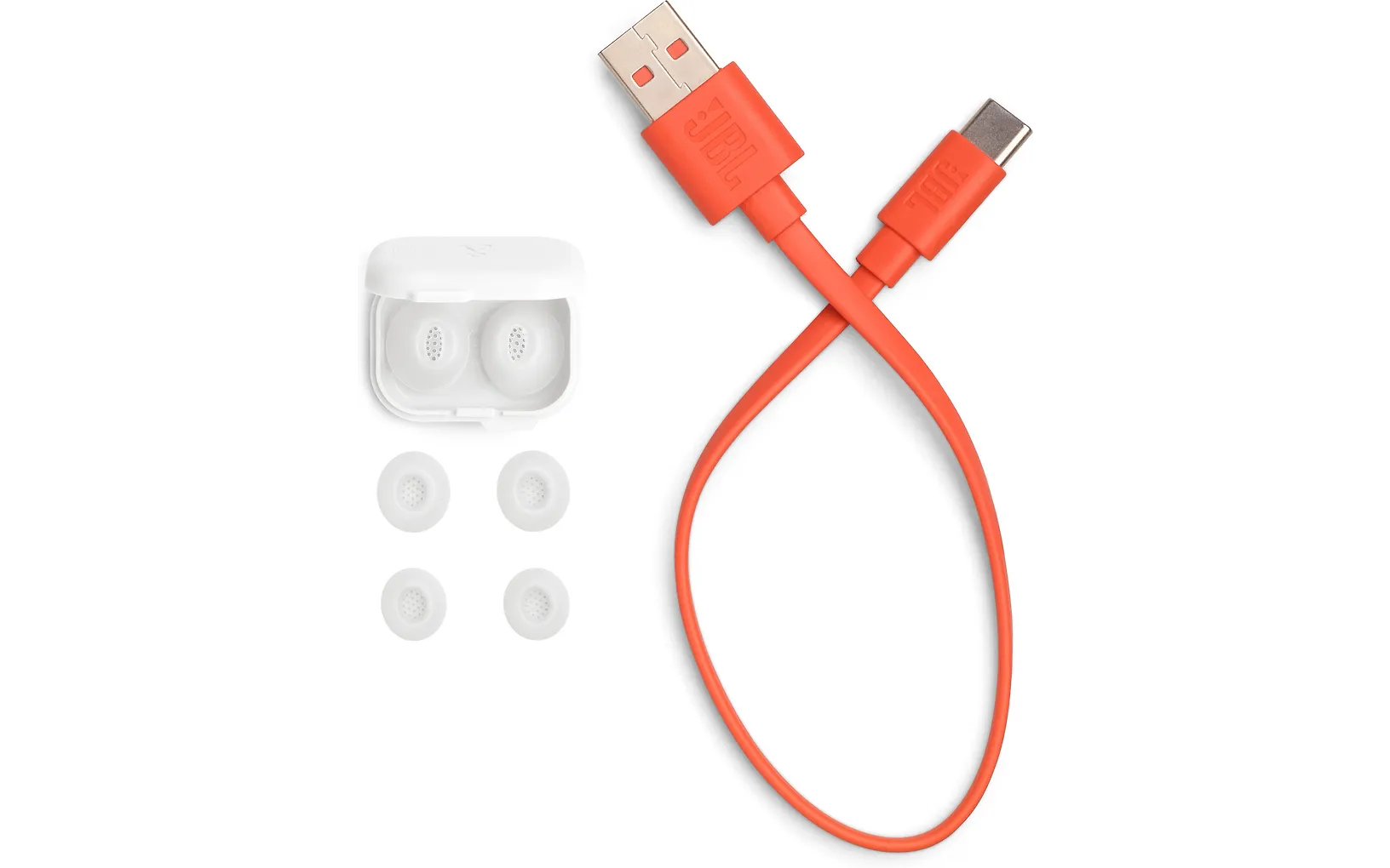 JBL Tune Flex 2 nappikuulokkeet aktiivisella melunvaimennuksella, valkoinen