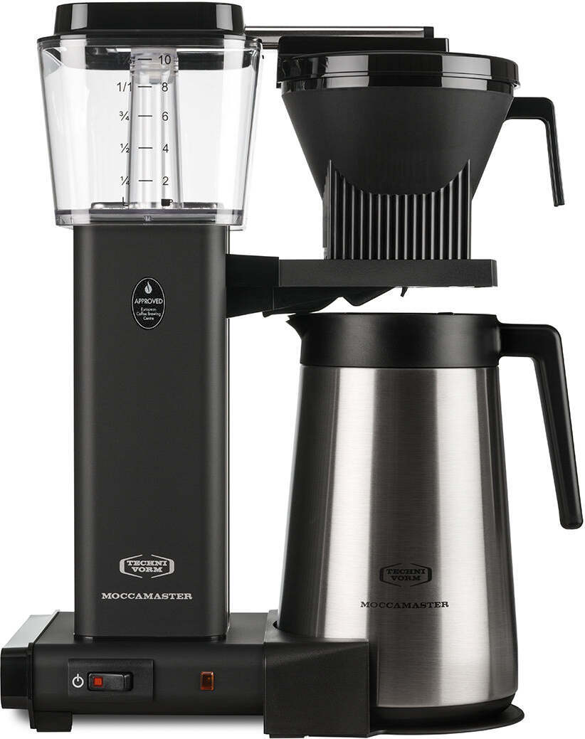 Moccamaster Auto Thermo kahvikeitin, mattamusta