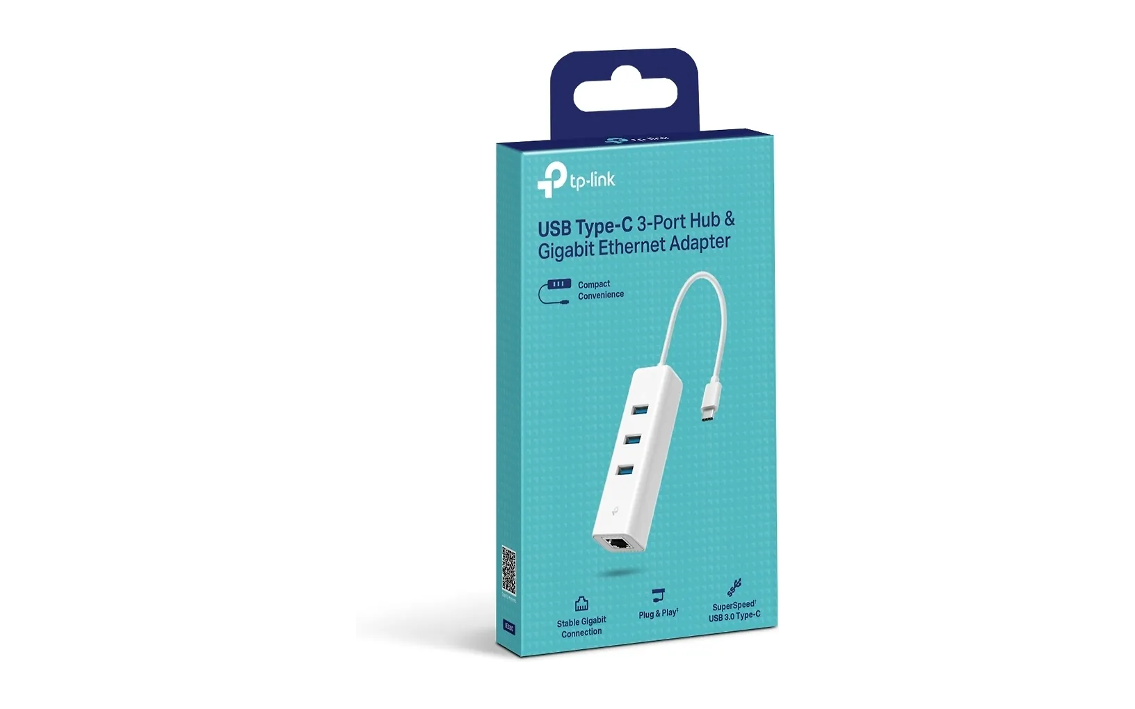 TP-LINK UE330C USB 3.0-hubb och gigabit ethernet-adapter