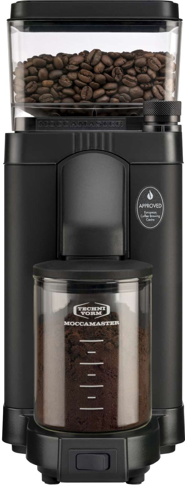 Moccamaster KM5 Burr kahvimylly, mattamusta