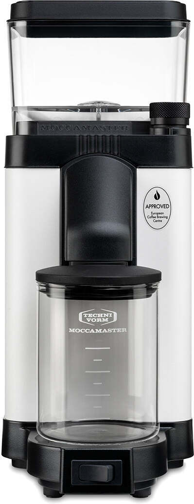 Moccamaster KM5 Burr kahvimylly, mattavalkoinen