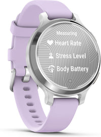 Garmin Lily 2 Active -älykello, 38 mm, hopea