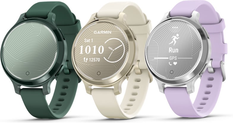 Garmin Lily 2 Active -älykello, 38 mm, hopea