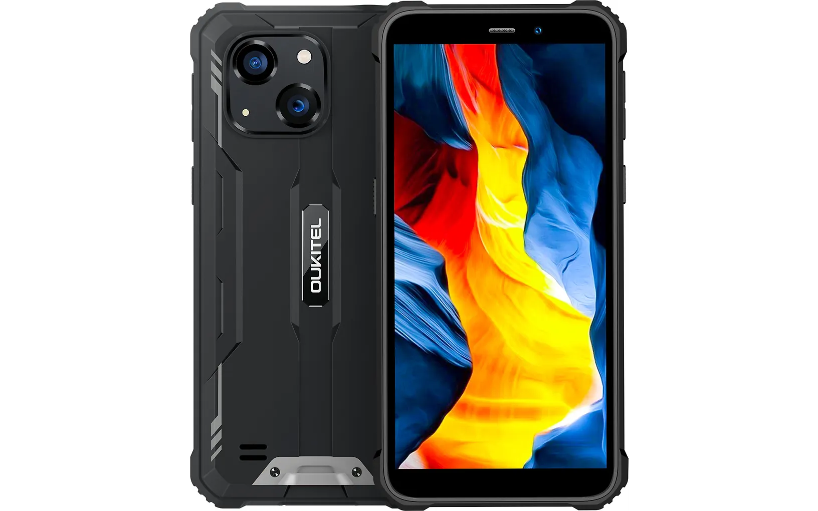 Oukitel G2 puhelin, 64/4 Gt, musta