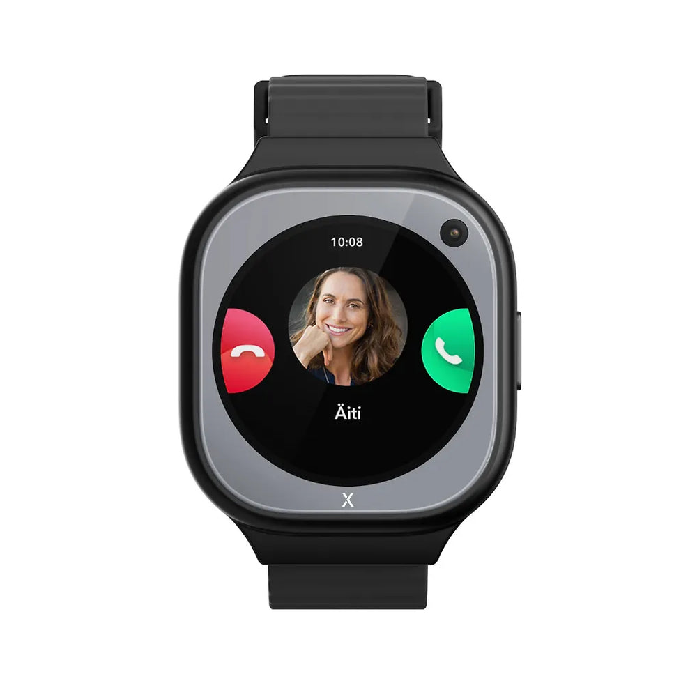 Xplora X6 Pro -kellopuhelin, musta