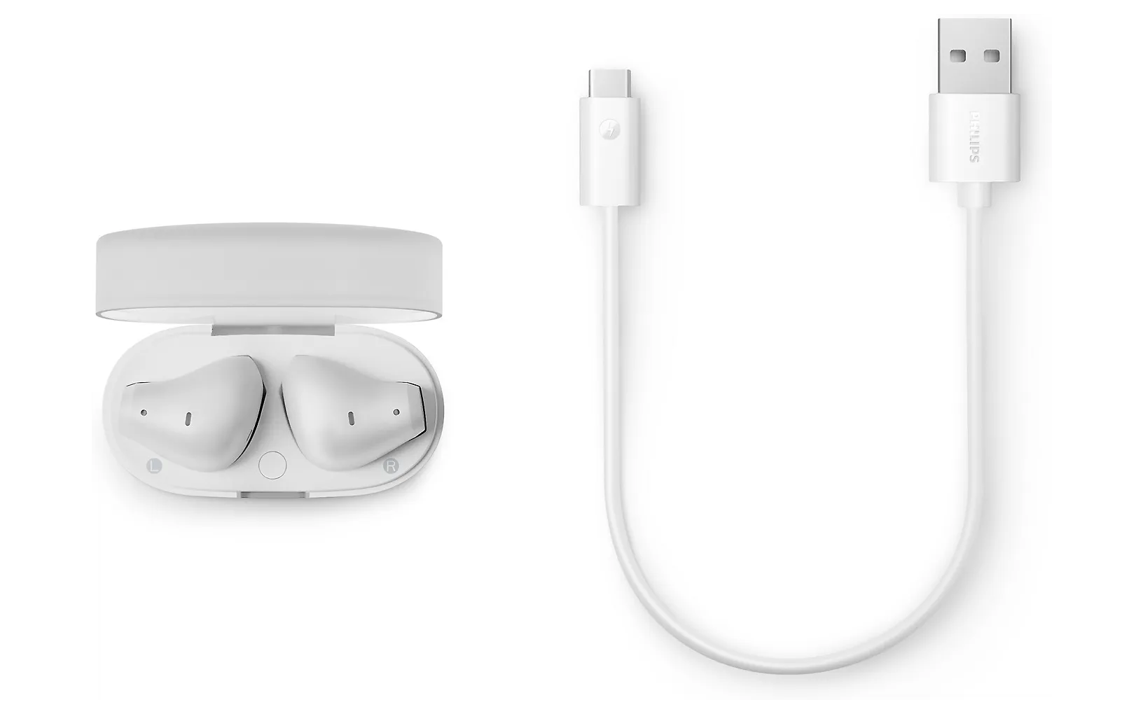 Philips TAT2139WT/00 langattomat nappikuulokkeet, valkoinen