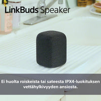 Sony Linkbuds Speaker Bluetooth-kaiutin, musta – kuva 9
