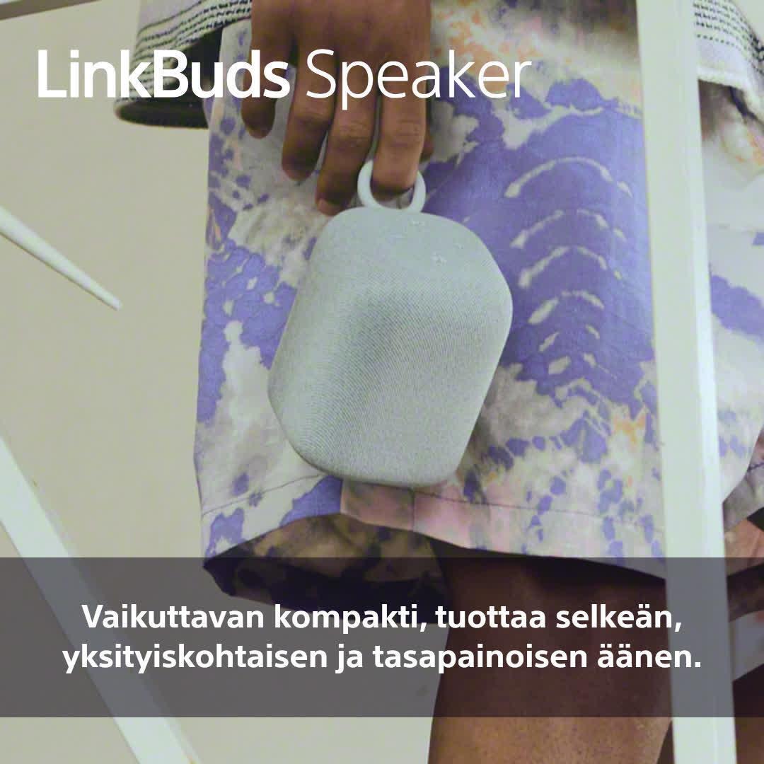 Sony Linkbuds Speaker Bluetooth-kaiutin, musta – kuva 4