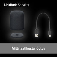 Sony Linkbuds Speaker Bluetooth-kaiutin, musta – kuva 10