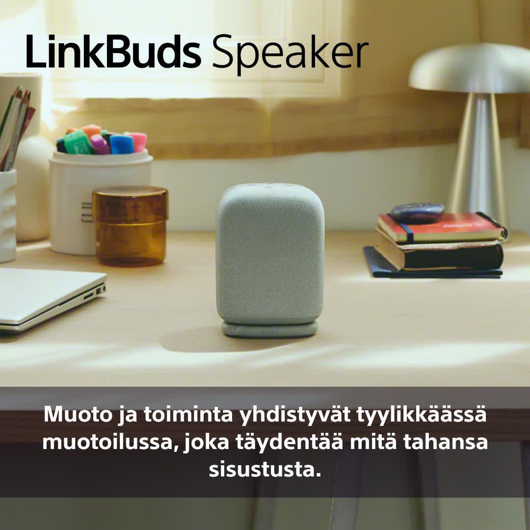 Sony Linkbuds Speaker Bluetooth-kaiutin, musta – kuva 3