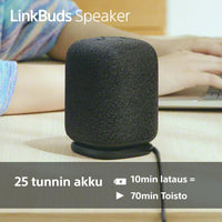 Sony Linkbuds Speaker Bluetooth-kaiutin, musta – kuva 8